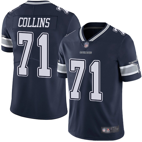Men Dallas Cowboys Limited Navy Blue La el Collins Home #71 Vapor Untouchable NFL Jersey->dallas cowboys->NFL Jersey
